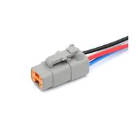 Conector de arnés de cableado de 4 pines DTM06-4S/DTM04-4P Conector automotriz conector de Cable impermeable serie DTM macho y hembra ANNBCDL(Female set)