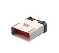 Conector de arnés de cableado for automóvil DJ7142B-2.8-11/21 de 14 pines con extremo o con enchufe macho/hembra de plástico de 15 cm DJ7142A-2.8-11(Ivory)
