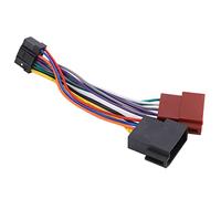 Conector de arnés de cableado ISO, adaptador de arnés de radio estéreo de 16 pines, repuesto de telar de radio estéreo para coche compatible con Alpine