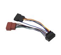 Conector de arnés de cableado ISO de 16 pines para radio estéreo de coche, cable adaptador compatible con Sony estéreo de coche (modelo antiguo) compatible con JVC