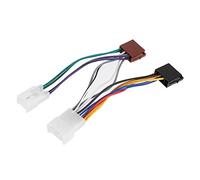Conector de arnés de cableado ISO Línea de conexión interior de audio para automóvil de primera calidad Instalación directa Plug and Play para Avalon Aurion Material ABS 15 cm