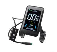 Conector de arnés de cableado X3 de 5 pines para compatibilidad con pantalla LCD a color para modelos de bicicleta eléctrica de 24 V, 36 V, 48 V y tamaños de manillar
