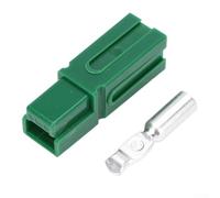 Conector de arnés de cables de un solo polo de 120 A para sistemas de almacenamiento de energía de batería de litio, construcción de PC y cobre, clasificación de 600 V CA/CC, rango de funcionamiento