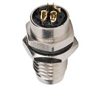 Conector de aviación M8-F1-P4 Enchufe de 4 pines macho hembra Tipo de tornillo Panel Adaptador de conector de aviación de metal Toma de aviación M8