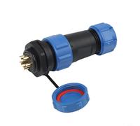 Conector de aviación sellado SP21 para exposición al aire libre a largo plazo en granjas solares, redes de carga EV, navegación marina y aparamenta de alimentación (5 pines)