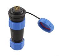 Conector de aviación SP21 IP68 de montaje en panel para cables de carga, módulos de alimentación e instrumentación subterránea (3 pines)