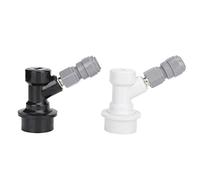 Conector de Barril de Bloqueo de Bola para Barriles Cornelius, Conector de Ajuste Rápido FFL de 8mm y 1/4 Pulgadas, Tapones para Gas y Líquido, Grado Alimenticio
