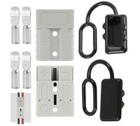 Conector de Batería 50A de Conexión Rápida - Conectores Modulares de Alimentación para Automóvil, Autocaravana, Caravana y Barco - Ideal para Cables de 6-8 AWG y 600V，Seguro y práctico