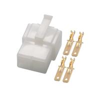 Conector de batería de bicicleta eléctrica de 4 pines, macho y hembra, 1/5/10/20 juegos, 6120-2043 DJ70413-6.3-11(4p male,20 sets)