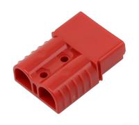 Conector de batería resistente 50A 120A 600V UL94 V0 clasificación de fuego Diseño de género para montaje de cable de carretilla elevadora industrial (rojo-120A)