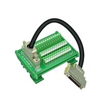 Conector de bloque de terminales atornillables, Tablero de terminales E/S 50 PIN carril DIN SCSI50 tierra for servomotor y accionamiento HL-SCSI-50P-R2(SCSI50 with 2M cable)