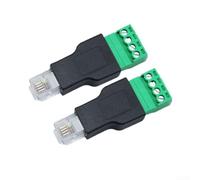 Conector de bloque de terminales RJ11 a 4 pines para cable de módem telefónico EIATIA-568B estándar de cobre