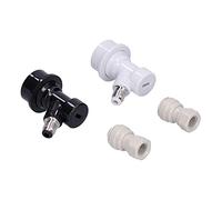Conector de bloqueo de bola, adaptador de bloqueo de bola 5/16 pulg. 3/8 pulg. -1/4 pulg. Acoplador de barril de cerveza Desconexión rápida para Cornelius Corny Keg
