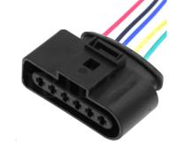 Conector de Bobina de Encendido de 6 Pines, 3,5 mm, Hembra, Impermeable, Conector de Bomba eléctrica, arnés de Cables de Bobina de Encendido, 1J0973726