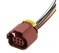 Conector de Bobina de Encendido para VW, Conector de válvula Hembra de 6 Pines con Cable de 15 cm y Calibre 18 AWG, arnés de Cables 1J0973713G 42121200
