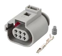 Conector de Bobina de Encendido para VW, Conector de válvula Hembra de 6 Pines con Cable de 15 cm y Calibre 18 AWG, arnés de Cables 1J0973713G 42121200
