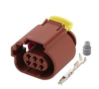 Conector de Bobina de Encendido para VW, Conector de válvula Hembra de 6 Pines con Cable de 15 cm y Calibre 18 AWG, arnés de Cables 1J0973713G 42121200