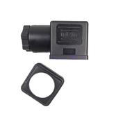 Conector de bobina de solenoide DC12/24 AC110V/220 AC380 Universal(DC 24V,Three core)