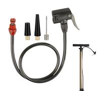 Conector de bomba, acoplamiento rápido flexible y a prueba de fugas, multifuncional, adaptador para bombas de aire y mangueras de compresor, adecuado para coches, camiones, motocicletas, pelotas