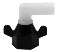 Conector de bomba de agua de liberación rápida para Shurflo sumergible y adaptador de salida de bomba de aguas residuales 51f03 hecho de plástico ABS de larga duración para 20 mm 21 mm (A)
