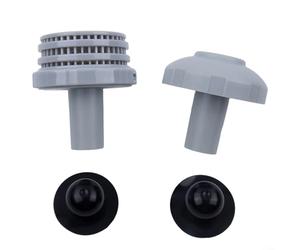 Conector de boquilla de piscina de 32 mm para Intex 25022E Kit de pulverización de piscina Filtro de salida Válvula de entrada Accesorio de manguera de conexión (negro)