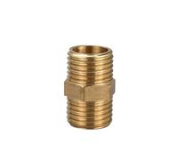 Conector de boquilla hexagonal tubo latón, adaptador acoplador rápido macho a rosca, conector agua, aceite y Gas, 1/8, 1/4, 3/8, 1/2, 3/4, 1(1l4 to 1l4,200 PCS)