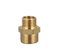 Conector de boquilla hexagonal tubo latón, adaptador acoplador rápido macho a rosca, conector agua, aceite y Gas, 1/8, 1/4, 3/8, 1/2, 3/4, 1(1l4 to 3l8,200 PCS)