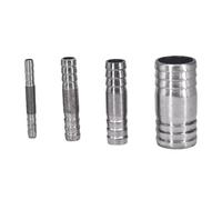 Conector de boquilla recta e igual de púas for manguera de 88 mm, accesorio de tubería de acero inoxidable 304(28mm Barb)