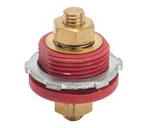 Conector de Borna para Batería 38in 250A con Tornillo Pasante para Coche, Caravana, Barco y Yates (Roja (positiva))