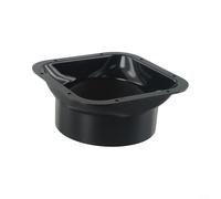 Conector de brida para conductos de aire montados en la pared fabricado en ABS para facilitar el establo para interconexiones de tuberías de ventilación (150 mm)