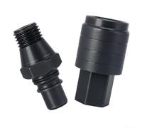 Conector de broca de liberación rápida con bloqueo inverso, compatible con múltiples marcas de brocas de agua, mejorando la eficiencia del trabajo con cambios rápidos de brocas (2 piezas)