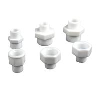 Conector de buje con rosca macho/hembra de 1/2", 3/4" y 1", accesorios for acuario, igual/reductor, junta de boquilla for riego de jardín(3l4 Inch - 1 Inch)