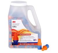 Conector de cable 3M Performance Plus, conectores de resorte de acero flexible, 22-12 AWG, color naranja y azul (O/B+), jarra de 500