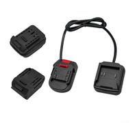 Conector de cable adaptador de batería de 18 V, convertidor de herramientas eléctricas, accesorio de bricolaje con interfaz de alimentación CC para batería BL1830, BL1840, BL1850 (A)
