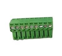 Conector de cable con pin 10 juegos de bloques de terminales enchufables 3,5 MM 2P 3P 4P ~ 24P(2pin)