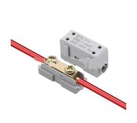 Conector de cable de 2,5-16, terminal de conexión rápida de alta potencia, cuadrado, de cobre y aluminio, con abrazadera de tope, junta de tope recta(S4)