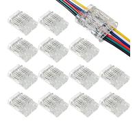 Conector de cable de 6 pines, 10 unidades sin soldadura para cable a cable 0,35 - 0,5 mm² (AWG22-20), transparente, conector eléctrico 6P