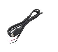 Conector de Cable de alimentación Micro USB macho y hembra, conector de Cable de alimentación de 2 pines y 4 pines, línea de extensión, reparación DIY, 1/3/5 Uds.(Micro USB-M 2P 1M,5Pcs)