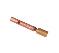 Conector de cable de antorcha de soldadura TIG refrigerado por agua para WP-20 20F 20P 20V 24W 24WF 63.5-0.6 cm-28 UNF Adaptador de latón Acoplamiento de cambio rápido Industrial Metalworking