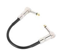 Conector de Cable de Pedal, Señal Estable en ángulo Recto, Combinación Perfecta, Accesorio de Instrumento de Reducción de Ruido de 6,35 Mm, Cable de Conexión de Guitarra para bajo