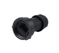 Conector de Cable de Red RJ45 Impermeable LR20 M20, Adaptador de señal 8P8C Cat6 de 0,1 m, 0,3 m, 0,5 m y 1 m, Cable de Red de extensión con Tapa(Plug no Cable)