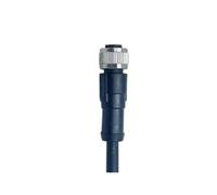 Conector de cable de señal de PVC con sensor M12 de 4, 5, 8 y 12 pines, IP67, macho y hembra, for aviación, conexión M12, línea blindada(Female,UNSHIELDED_2 M_5PIN B)