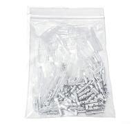 Conector de cable eléctrico, juego de conectores de terminal de 4 mm, 50 pares macho y hembra con carcasas aisladas, terminales de crimpado de cobre estañado para auto eléctrico, impermeable, 12-24 V