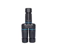 Conector de Cable Ethernet RJ45 8P8C CAT6 Gigabit Impermeable IP68 1 en 2 Salida Divisor 1/2 3 Vías Hembra RJ45