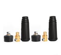 Conector de cable macho de ajuste rápido y pedestal para máquinas de soldadura con resistencia mejorada a los golpes y protección de aceite para un rendimiento fiable