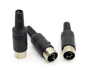Conector de cable macho DIN de 5 pines con asa, 3 unidades por lote