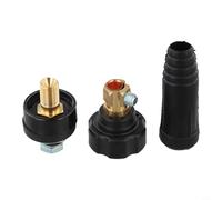 Conector de cable para máquina de soldadura eléctrica, conector rápido estilo tailandés con materiales para asegurar, conexiones estables y resistencia al mal uso (DKJ35-50 par)