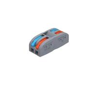Conector de cableado rápido 1 entrada y salida múltiple, Cable divisor Universal, bloque terminales empuje, SPL 222 23(SPL-2(PCT-222) Color,1000 PCS)