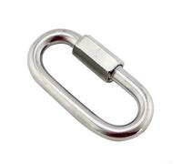 Conector de cadena de eslabones rápidos de acero inoxidable multiusos ideal para camping, pesca y senderismo con variantes de 8 mm a 12 mm (10 mm)