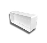 Conector de canal plano, conector de canal, válvula antirretorno, válvula antirretorno, sistema de ventilación de aire de salida de aire plano 150 (90 x 220)